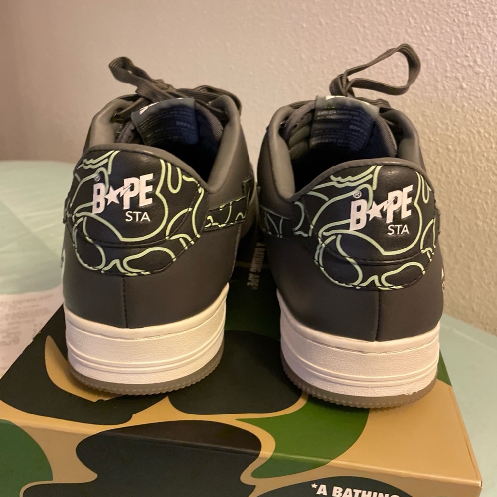 Bape Gray Sneakers for Casual Style - Picture 10 of 16